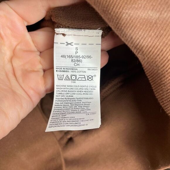 NWT Gap Yzy Yeezy Brown Hoodie Double Layer Cotton Small S New Sweatshirt - Picture 3 of 8